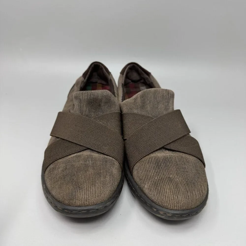 Born Shoes Womens 9 M Banshee Sip On Casual Sneaker Brown  Comfort Flats